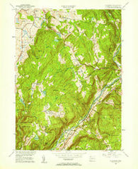 Ellsworth Connecticut Historical topographic map, 1:31680 scale, 7.5 X 7.5 Minute, Year 1956