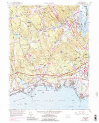 Essex Connecticut Historical topographic map, 1:24000 scale, 7.5 X 7.5 Minute, Year 1958