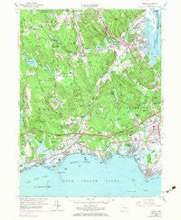Essex Connecticut Historical topographic map, 1:24000 scale, 7.5 X 7.5 Minute, Year 1958