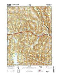 Fitchville Connecticut Current topographic map, 1:24000 scale, 7.5 X 7.5 Minute, Year 2015