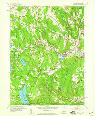 Fitchville Connecticut Historical topographic map, 1:24000 scale, 7.5 X 7.5 Minute, Year 1953