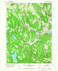 Fitchville Connecticut Historical topographic map, 1:24000 scale, 7.5 X 7.5 Minute, Year 1953