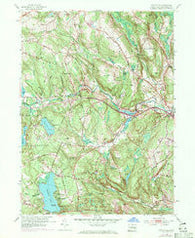 Fitchville Connecticut Historical topographic map, 1:24000 scale, 7.5 X 7.5 Minute, Year 1953