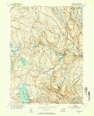Fitchville Connecticut Historical topographic map, 1:31680 scale, 7.5 X 7.5 Minute, Year 1953