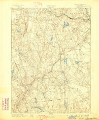Gilead Connecticut Historical topographic map, 1:62500 scale, 15 X 15 Minute, Year 1892