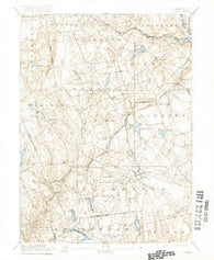 Gilead Connecticut Historical topographic map, 1:62500 scale, 15 X 15 Minute, Year 1892