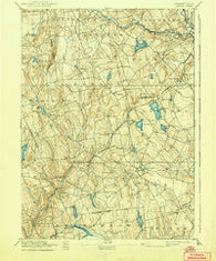Gilead Connecticut Historical topographic map, 1:62500 scale, 15 X 15 Minute, Year 1892