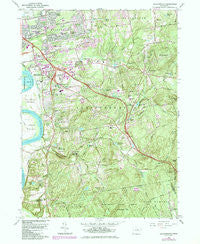 Glastonbury Connecticut Historical topographic map, 1:24000 scale, 7.5 X 7.5 Minute, Year 1964