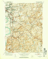 Glastonbury Connecticut Historical topographic map, 1:31680 scale, 7.5 X 7.5 Minute, Year 1953