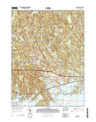 Guilford Connecticut Current topographic map, 1:24000 scale, 7.5 X 7.5 Minute, Year 2015