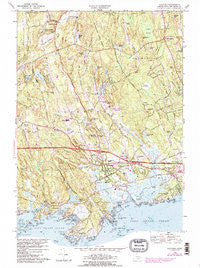 Guilford Connecticut Historical topographic map, 1:24000 scale, 7.5 X 7.5 Minute, Year 1968