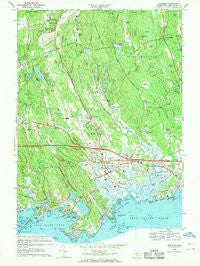 Guilford Connecticut Historical topographic map, 1:24000 scale, 7.5 X 7.5 Minute, Year 1968