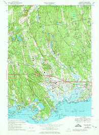 Guilford Connecticut Historical topographic map, 1:24000 scale, 7.5 X 7.5 Minute, Year 1968