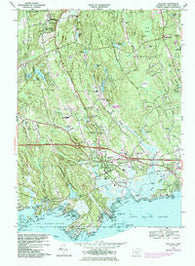 Guilford Connecticut Historical topographic map, 1:24000 scale, 7.5 X 7.5 Minute, Year 1968