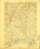 Guilford Connecticut Historical topographic map, 1:62500 scale, 15 X 15 Minute, Year 1893