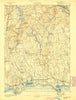 Guilford Connecticut Historical topographic map, 1:62500 scale, 15 X 15 Minute, Year 1893