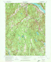 Haddam Connecticut Historical topographic map, 1:24000 scale, 7.5 X 7.5 Minute, Year 1961