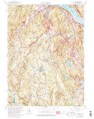 Haddam Connecticut Historical topographic map, 1:24000 scale, 7.5 X 7.5 Minute, Year 1961