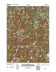 Hamburg Connecticut Historical topographic map, 1:24000 scale, 7.5 X 7.5 Minute, Year 2012