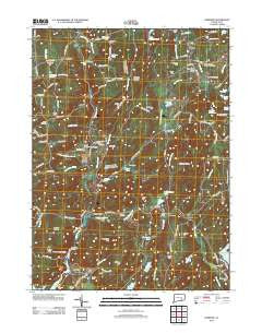 Hamburg Connecticut Historical topographic map, 1:24000 scale, 7.5 X 7.5 Minute, Year 2012