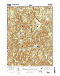 Hamburg Connecticut Current topographic map, 1:24000 scale, 7.5 X 7.5 Minute, Year 2015