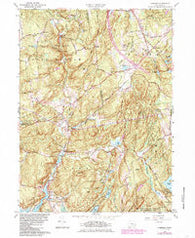 Hamburg Connecticut Historical topographic map, 1:24000 scale, 7.5 X 7.5 Minute, Year 1961