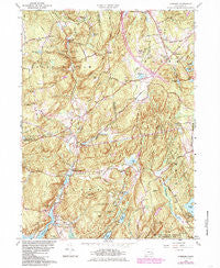 Hamburg Connecticut Historical topographic map, 1:24000 scale, 7.5 X 7.5 Minute, Year 1961