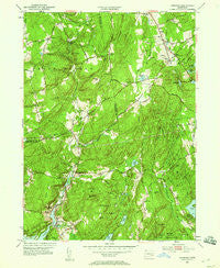 Hamburg Connecticut Historical topographic map, 1:24000 scale, 7.5 X 7.5 Minute, Year 1952