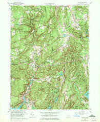 Hamburg Connecticut Historical topographic map, 1:24000 scale, 7.5 X 7.5 Minute, Year 1961