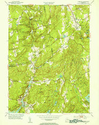 Hamburg Connecticut Historical topographic map, 1:31680 scale, 7.5 X 7.5 Minute, Year 1952