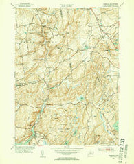 Hamburg Connecticut Historical topographic map, 1:31680 scale, 7.5 X 7.5 Minute, Year 1952