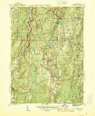 Hampton Connecticut Historical topographic map, 1:31680 scale, 7.5 X 7.5 Minute, Year 1944