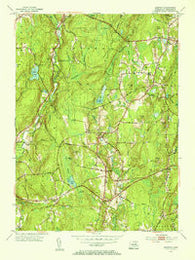 Hampton Connecticut Historical topographic map, 1:31680 scale, 7.5 X 7.5 Minute, Year 1953