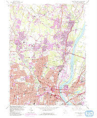 Hartford North Connecticut Historical topographic map, 1:24000 scale, 7.5 X 7.5 Minute, Year 1964