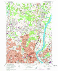Hartford North Connecticut Historical topographic map, 1:24000 scale, 7.5 X 7.5 Minute, Year 1964
