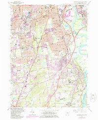 Hartford South Connecticut Historical topographic map, 1:24000 scale, 7.5 X 7.5 Minute, Year 1964