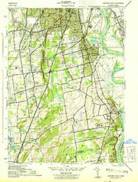 Hartford South Connecticut Historical topographic map, 1:31680 scale, 7.5 X 7.5 Minute, Year 1944