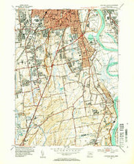 Hartford South Connecticut Historical topographic map, 1:31680 scale, 7.5 X 7.5 Minute, Year 1952