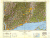 Hartford Connecticut Historical topographic map, 1:250000 scale, 1 X 2 Degree, Year 1948