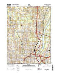 Hartford North Connecticut Current topographic map, 1:24000 scale, 7.5 X 7.5 Minute, Year 2015