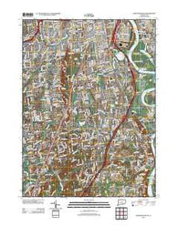 Hartford South Connecticut Historical topographic map, 1:24000 scale, 7.5 X 7.5 Minute, Year 2012