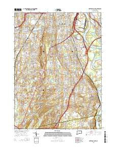 Hartford South Connecticut Current topographic map, 1:24000 scale, 7.5 X 7.5 Minute, Year 2015