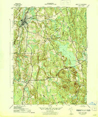 Jewett City Connecticut Historical topographic map, 1:31680 scale, 7.5 X 7.5 Minute, Year 1944