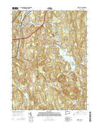 Jewett City Connecticut Current topographic map, 1:24000 scale, 7.5 X 7.5 Minute, Year 2015