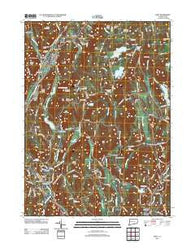Kent Connecticut Historical topographic map, 1:24000 scale, 7.5 X 7.5 Minute, Year 2012