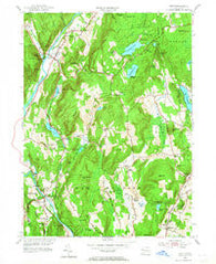 Kent Connecticut Historical topographic map, 1:24000 scale, 7.5 X 7.5 Minute, Year 1955