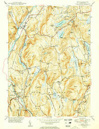 Kent Connecticut Historical topographic map, 1:31680 scale, 7.5 X 7.5 Minute, Year 1950