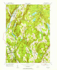 Kent Connecticut Historical topographic map, 1:31680 scale, 7.5 X 7.5 Minute, Year 1955