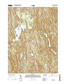 Litchfield Connecticut Current topographic map, 1:24000 scale, 7.5 X 7.5 Minute, Year 2015