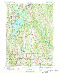 Litchfield Connecticut Historical topographic map, 1:24000 scale, 7.5 X 7.5 Minute, Year 1956